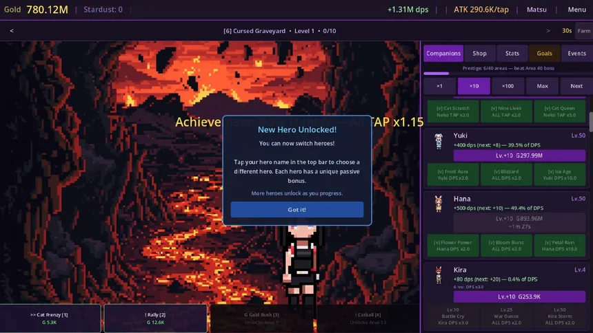 Скриншот 2 к игре CatBun Idle