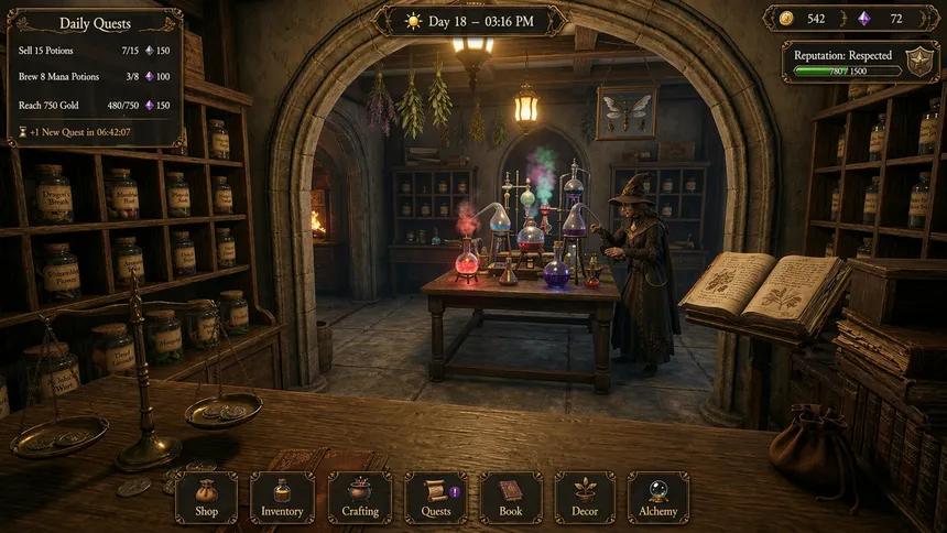 Скриншот 3 к игре Witch Shop Simulator