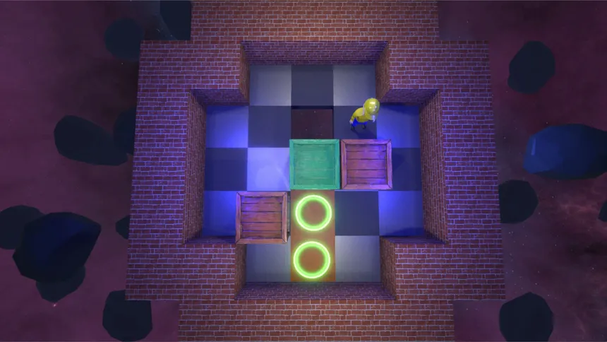 Скриншот 2 к игре 3D Sokoban Quest