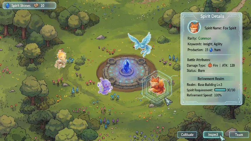 Скриншот 1 к игре 结界大阵：生灵庇护所 Warding Sanctum: Creature Refuge