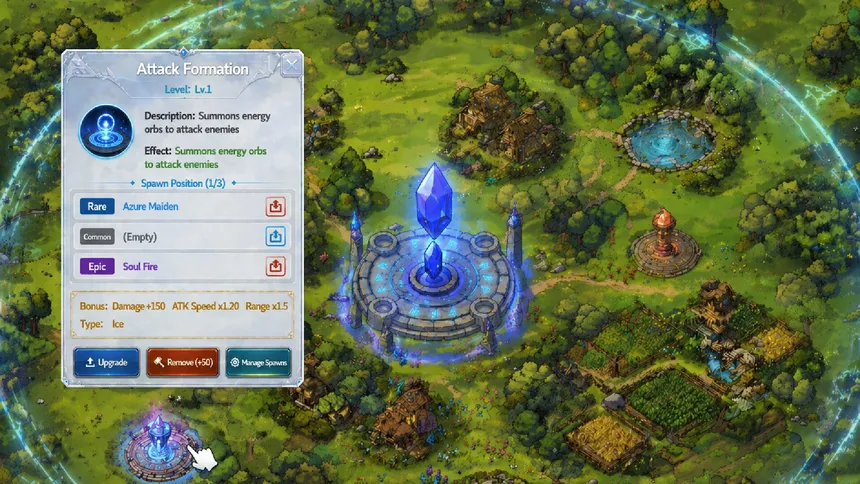 Скриншот 2 к игре 结界大阵：生灵庇护所 Warding Sanctum: Creature Refuge
