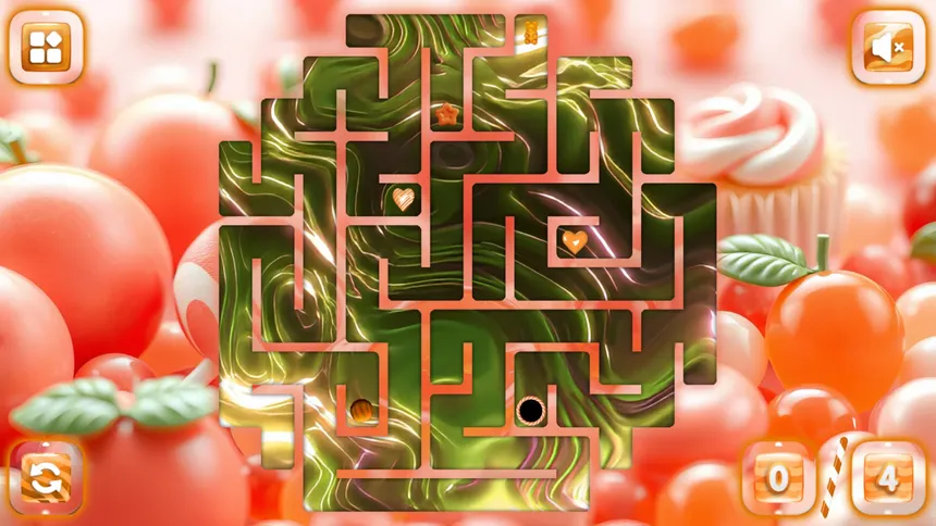 Скриншот 3 к игре Sweetie Candy Maze: Coral Peach