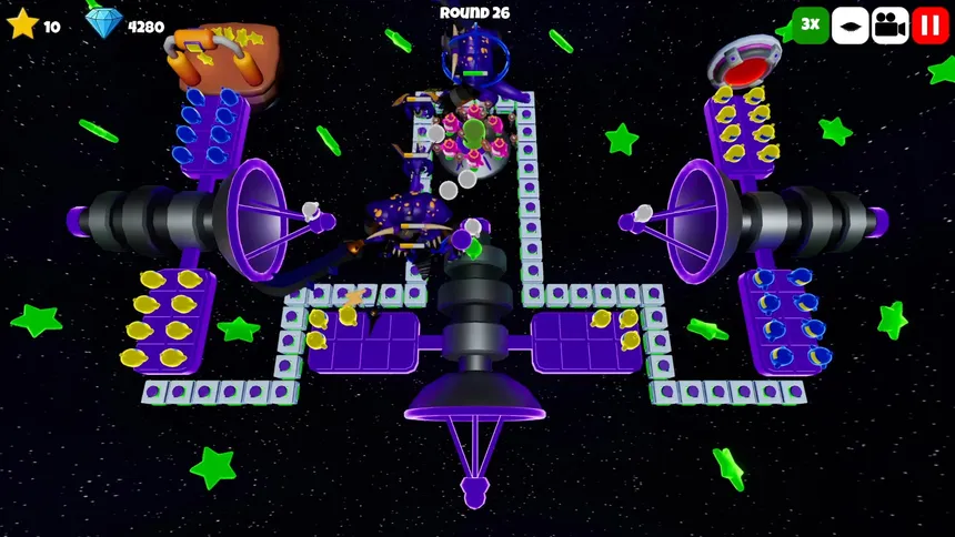 Скриншот 5 к игре Glowbot Tower Defense