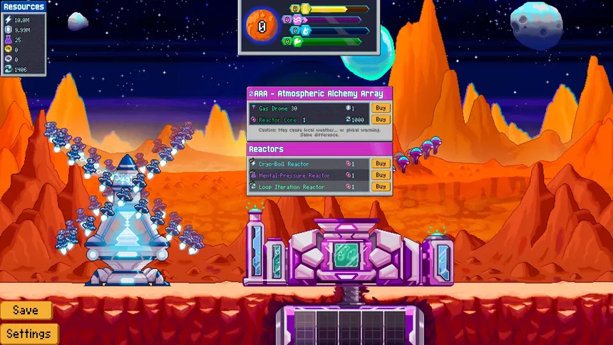 Скриншот 1 к игре Mars Incremental