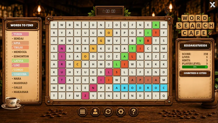 Скриншот 3 к игре Word Search Cafe