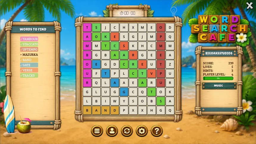 Скриншот 7 к игре Word Search Cafe