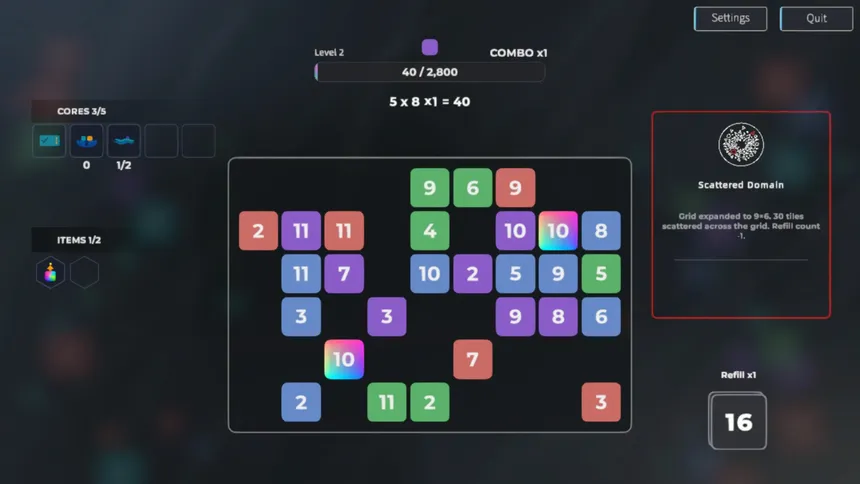 Скриншот 2 к игре Iris Grid