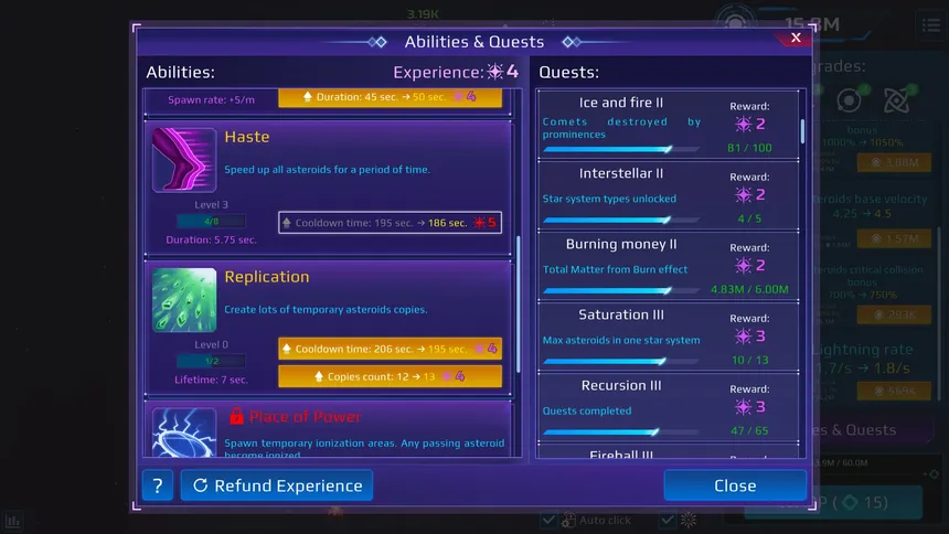 Скриншот 5 к игре Astromental Incremental