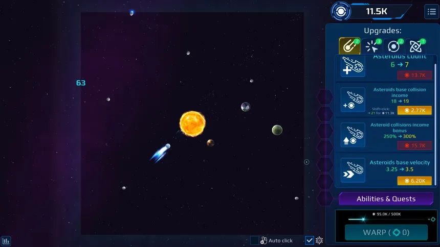 Скриншот 6 к игре Astromental Incremental