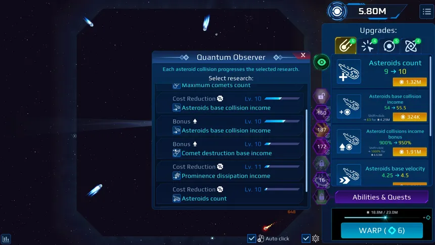 Скриншот 7 к игре Astromental Incremental