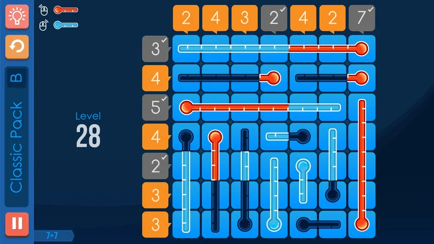 Скриншот 2 к игре Grids of Thermometers