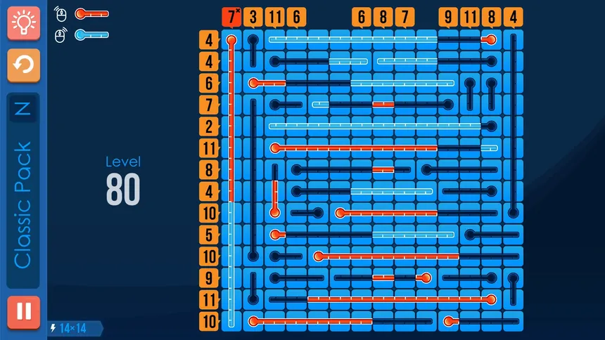 Скриншот 3 к игре Grids of Thermometers