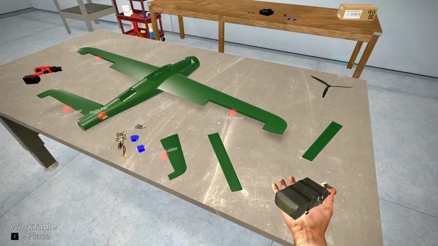 Скриншот 1 к игре Drone Factory Simulator