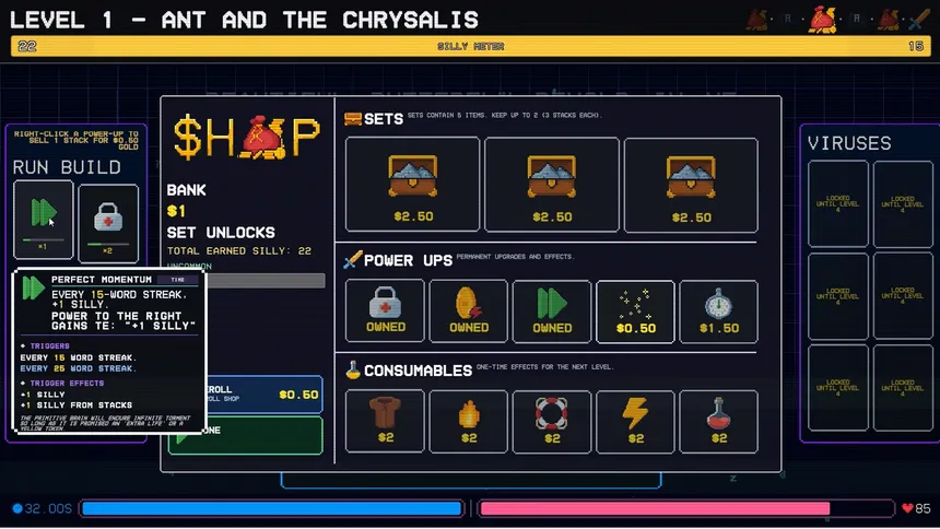 Скриншот 1 к игре Silly Typing Game