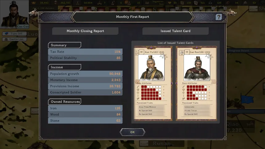 Скриншот 1 к игре History of Kingdoms: Three Kingdoms