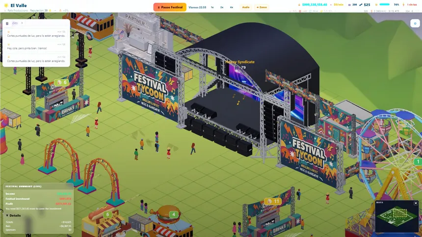 Скриншот 1 к игре SoundFest: Music Festival Manager