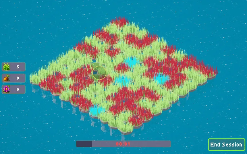 Скриншот 3 к игре Tiny Grass Garden: Cozy Idle