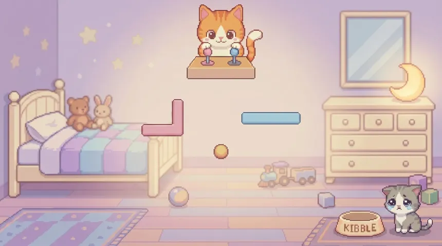 Скриншот 6 к игре Feed the Cat: Gravity Puzzle