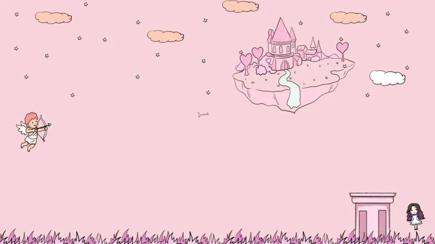 Скриншот 1 к игре Bounce and Love: Cupid's Puzzle