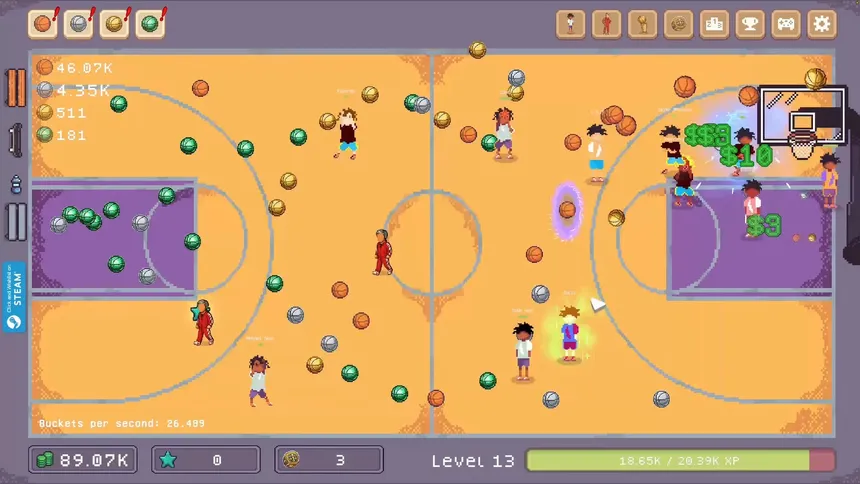 Скриншот 1 к игре Чистый Бросок: Кликер