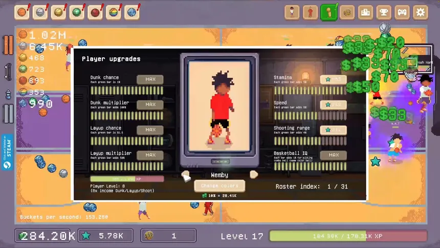Скриншот 3 к игре Чистый Бросок: Кликер