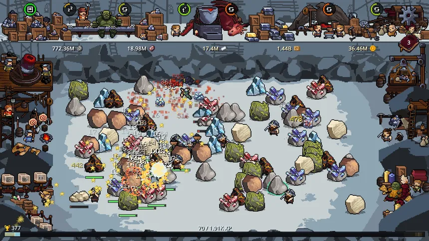 Скриншот 6 к игре Fantasy Miner: Idle Depths