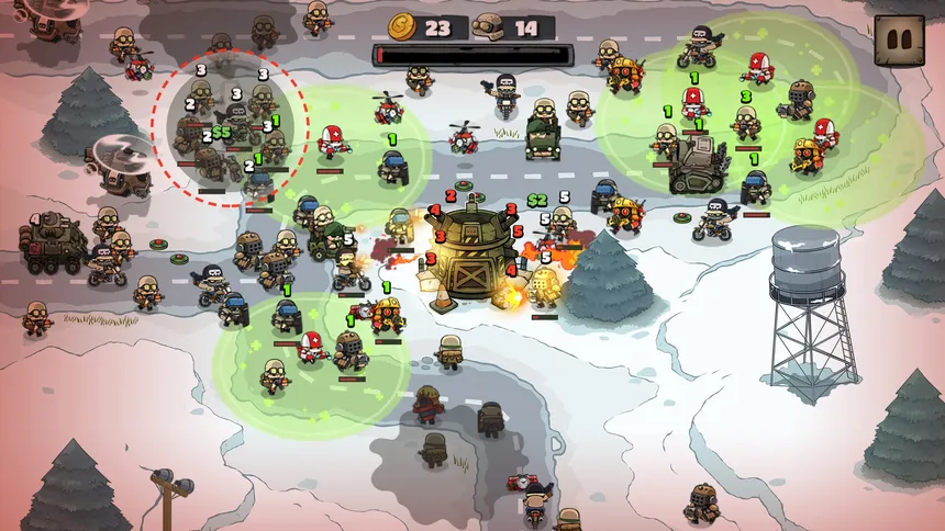 Скриншот 2 к игре Metal Soldiers: Incremental Defense