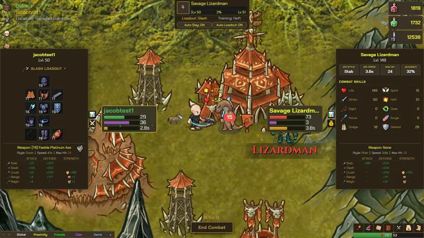 Скриншот 1 к игре Scapewatch: Idle MMO