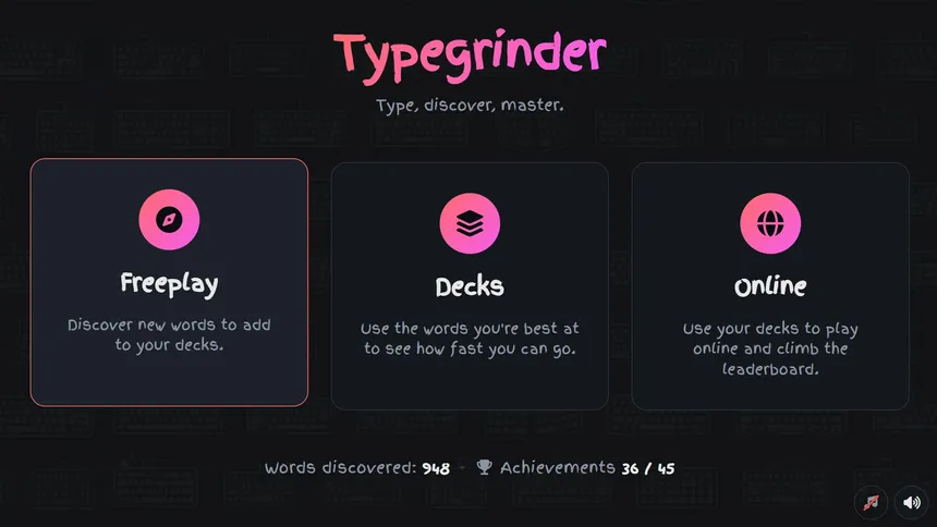 Скриншот 3 к игре Typegrinder