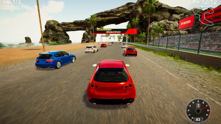 Скриншот 2 к игре CarSim Racing