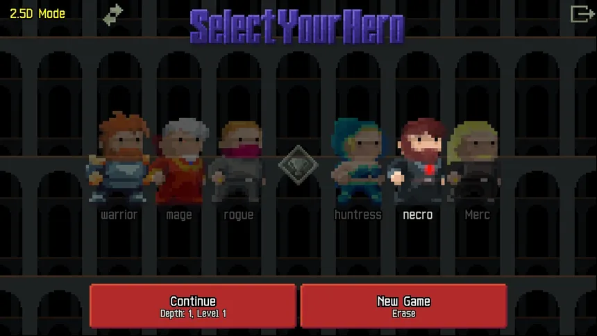 Скриншот 1 к игре Skillful Pixel Dungeon