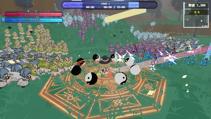 Скриншот 2 к игре 幻想郷大激突 : Touhou Impact
