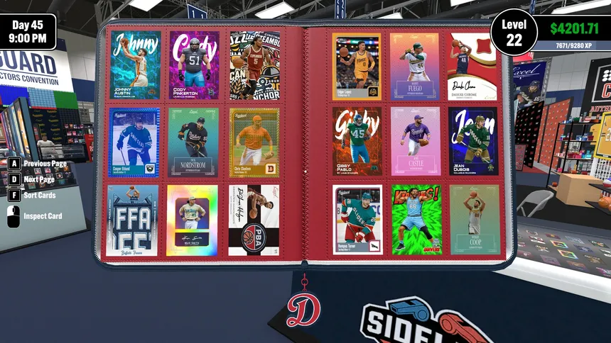 Скриншот 1 к игре Sports Card Collector Simulator
