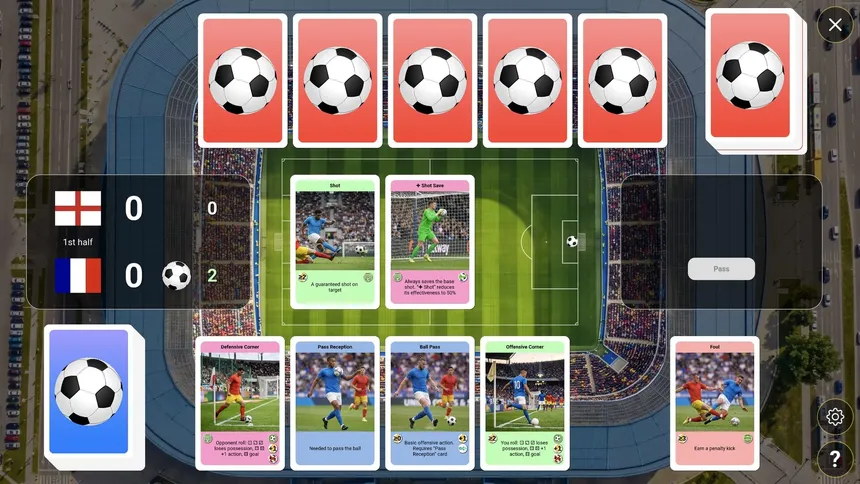 Скриншот 1 к игре Match Cards: Football