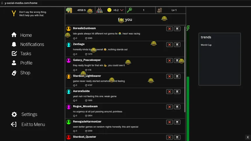 Скриншот 1 к игре Y: Solo Mod Simulator