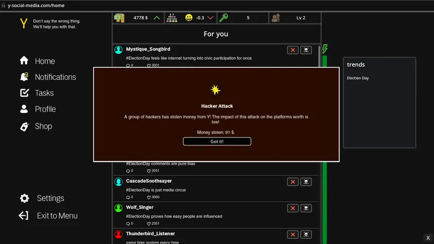 Скриншот 2 к игре Y: Solo Mod Simulator