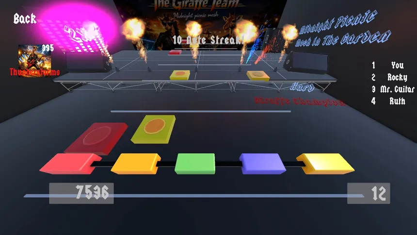 Скриншот 4 к игре Giraffe Champion: The Rock Music Game