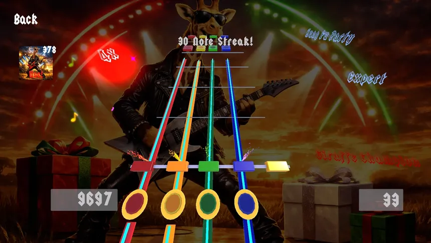 Скриншот 7 к игре Giraffe Champion: The Rock Music Game