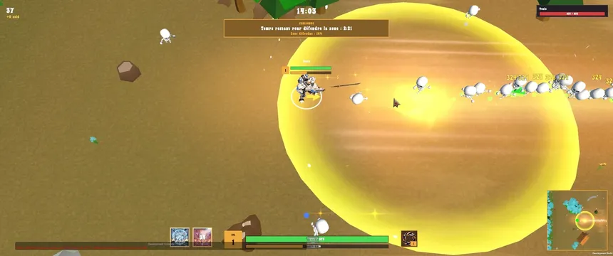 Скриншот 1 к игре SwarmFall