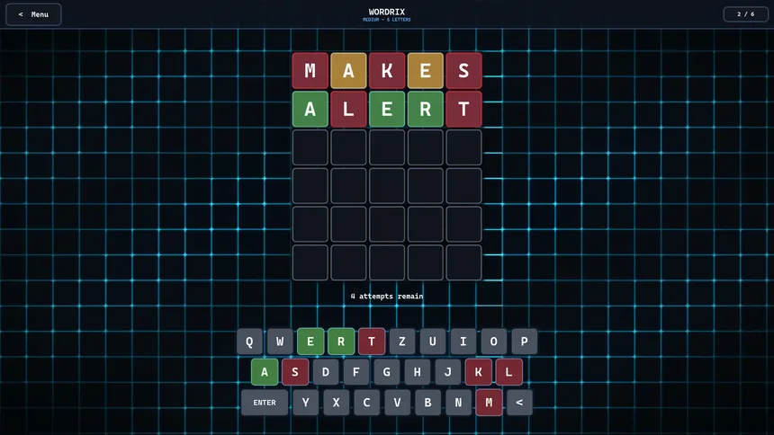 Скриншот 1 к игре Wordrix