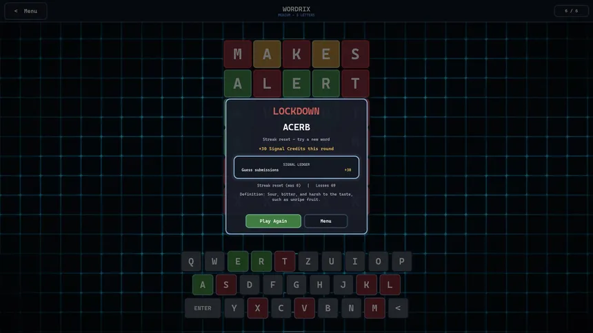 Скриншот 2 к игре Wordrix