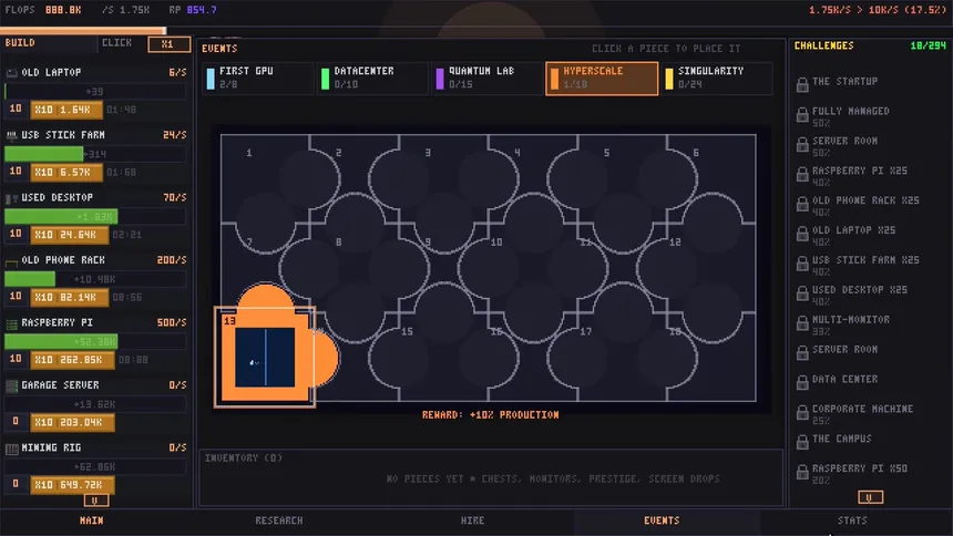 Скриншот 3 к игре Server Farm Idle