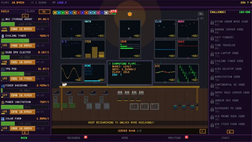 Скриншот 8 к игре Server Farm Idle