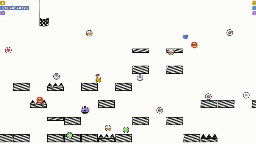 Скриншот 1 к игре Bumper Cats: Last Cat Standing