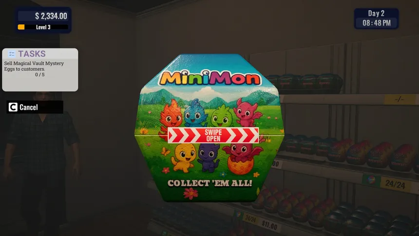 Скриншот 1 к игре Mystery Egg Shop Simulator - Prologue