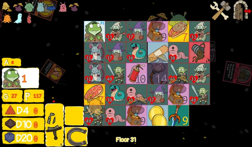 Скриншот 1 к игре Crypt Capers and Dungeon Dabblers