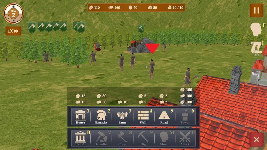 Скриншот 1 к игре Rome City Builder