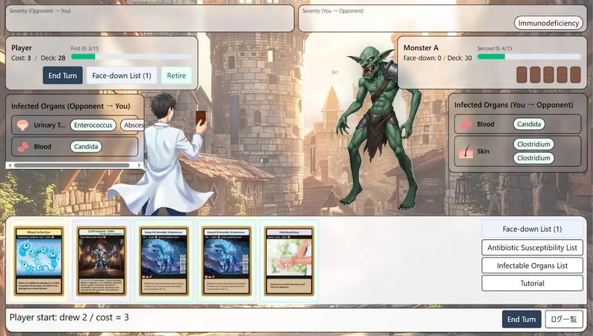 Скриншот 2 к игре Regulea: Infection Card Battle