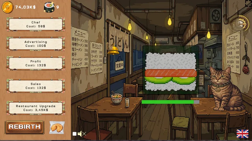 Скриншот 2 к игре Sushi Idle Clicker