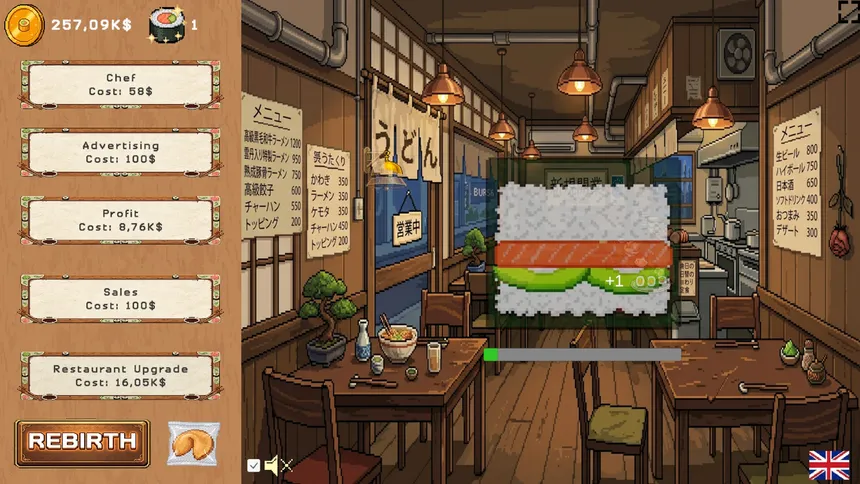Скриншот 4 к игре Sushi Idle Clicker